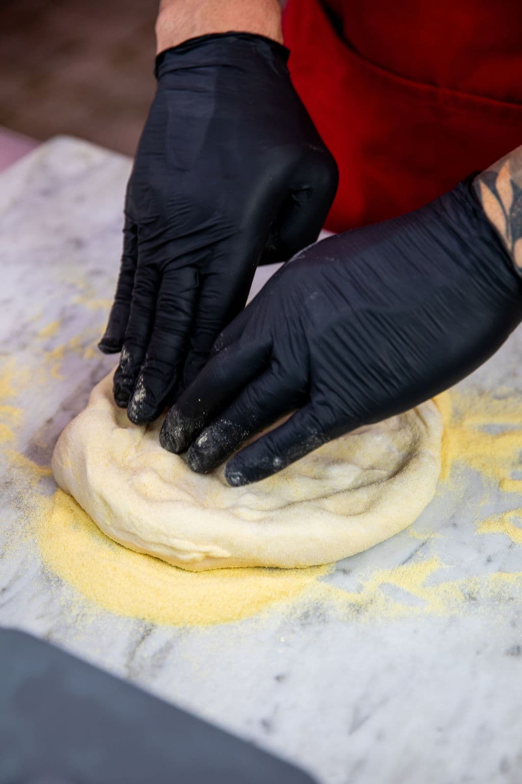 Hot, made-to-order pizza at a celebration