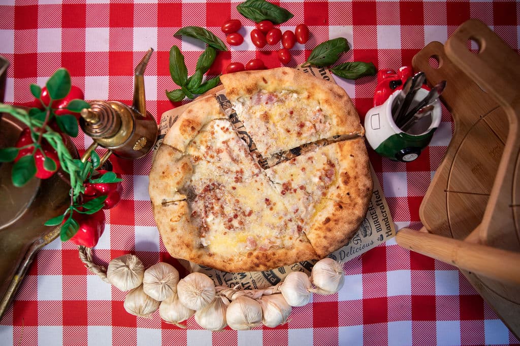 Hot, made-to-order pizza at a celebration